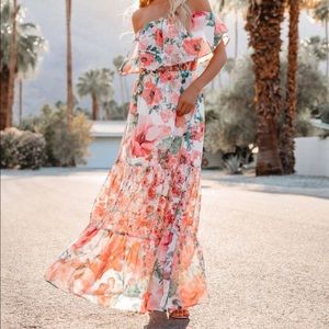 Vici Maxi floral dress